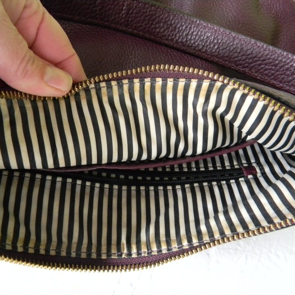 Kate Spade Purple Leather Shoulder Bag - Picture 9 of 9